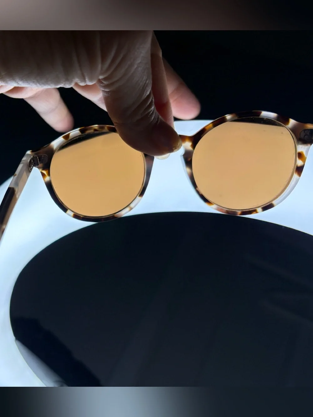 SEE Eyewear 9234 Round Tortoiseshell Sunglasses Made in Italy C643 47-21-140